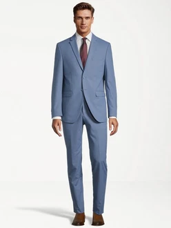 SteffenKlein Anzug SLIM FIT Hellblau/Blau/Grau