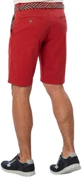 Suprax Bermudas Chino-Stil Dunkelrot/Bordeaux/Rot/Braun