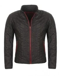 Lederjacke Armano Lammnappa Jacke Herren bergangsjacke wattiert