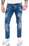 Rock Creek Slim-fit Jeans Herren Blau