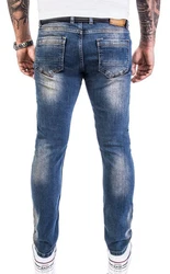 Rock Creek Slim-fit Jeans Herren Blau