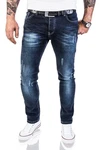 Rock Creek Slim-fit Jeans Herren Blau (M21)