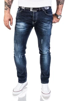 Rock Creek Slim-fit Jeans Herren Blau (M21)