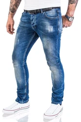 Rock Creek Slim-fit Jeans Herren Blau (M21)