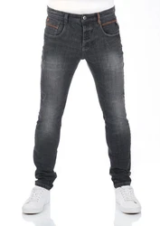 riverso Herren Jeans Hose RIVCaspar Slim Fit Jeanshose Dunkelgrau/Schwarz/Hellgrau/Grau
