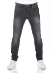riverso Herren Jeans Hose RIVCaspar Slim Fit Jeanshose Dunkelgrau/Schwarz/Hellgrau/Grau