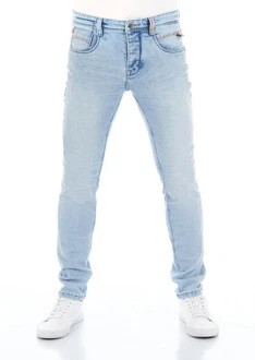 riverso Herren Jeans Hose RIVCaspar Slim Fit Jeanshose Hellblau