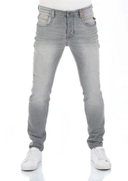 Slim-fit-Jeans Herren Jeanshose RIVCaspar Slim Fit Denim Hose mit Stretch