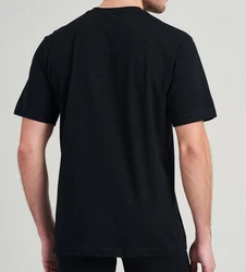 Schiesser T-Shirt V-Ausschnitt Schwarz/Dunkelblau