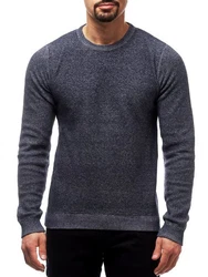 Jeff Strickpullover Crespo Dunkelblau/Grau