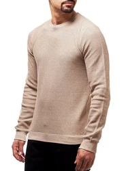 Jeff Strickpullover Crespo Beige/Khaki/Braun