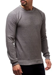 Jeff Strickpullover Crespo Dunkelgrau/Hellgrau/Grau