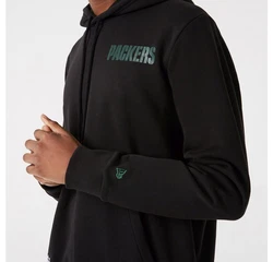 New Era Hoodie NFL OUTLINE Green Bay Packers schwarz