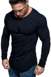 Rundhalsshirt FRISCO Langarmshirt