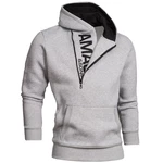 Amaci&Sons Kapuzenpullover HUNTSVILLE Grau/Hellgrau/Dunkelblau/Dunkelgrau/Silber