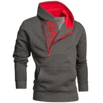 Amaci&Sons Kapuzenpullover HUNTSVILLE Dunkelgrau/Rot/Grau/Hellgrau/Dunkelrot