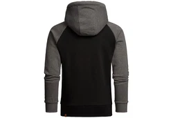 Amaci&Sons Kapuzenpullover FONTANA Dunkelgrau/Schwarz/Grau