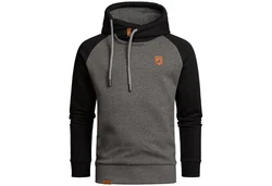 Amaci&Sons Kapuzenpullover FONTANA Dunkelgrau/Grau