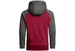 Amaci&Sons Kapuzenpullover FONTANA Bordeaux/Dunkelrot/Rot