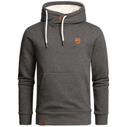 Kapuzenpullover YONKERS Kapuzenpullover mit Plsch-Kapuze Herren Basic Sweatjacke Pullover Plsch Hoodie Sweatshirt