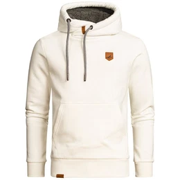 Kapuzenpullover YONKERS Kapuzenpullover mit Plsch-Kapuze Herren Basic Sweatjacke Pullover Plsch Hoodie Sweatshirt