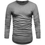 Amaci&Sons T-Shirt OXNARD Langarmshirt Dunkelgrau/Grau/Dunkelgrün