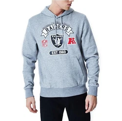 New Era Hoodie NFL Raiders Graphic light grey