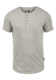 !Solid Rundhalsshirt SDThai Kurzarmshirt mit Knopfleiste