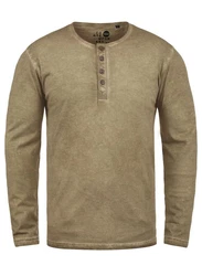 !Solid Herren Longsleeve Langarmshirt Grandad-Ausschnitt SDTimur 