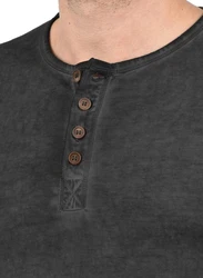 !Solid Herren Longsleeve Langarmshirt Grandad-Ausschnitt SDTimur 