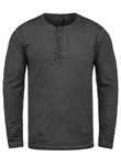 !Solid Herren Longsleeve Langarmshirt Grandad-Ausschnitt SDTimur 