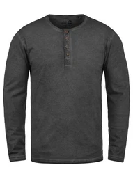 !Solid Rundhalsshirt SDTimur Longsleeve mit Used-Look Waschung