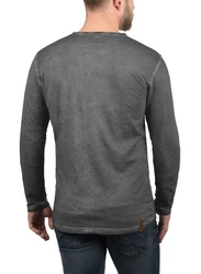 !Solid Herren Longsleeve Langarmshirt Grandad-Ausschnitt SDTimur 