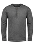 !Solid Herren Longsleeve Langarmshirt Grandad-Ausschnitt SDTimur 