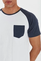 Indicode Gresham T-Shirt Rundhalsshirt IDGresham Kurzarmshirt Grau/Weiß/Hellblau/Dunkelblau/Blau