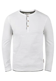 Rundhalsshirt IDGifford Longsleeve mit Knopfleiste