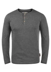 Indicode Rundhalsshirt Longsleeve Dunkelgrau/Grau/Hellgrau