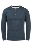 Indicode Rundhalsshirt Longsleeve Dunkelblau/Blau/Hellblau/Grau