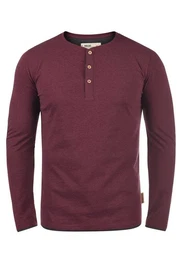 Rundhalsshirt IDGifford Longsleeve mit Knopfleiste