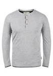 Indicode Rundhalsshirt Longsleeve Grau/Hellgrau