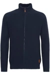 !Solid Strickjacke SDXenos Cardigan mit Troyerkragen Dunkelblau