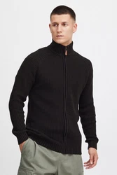 !Solid Strickjacke SDXenos Cardigan mit Troyerkragen Schwarz