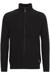 !Solid Strickjacke SDXenos Cardigan mit Troyerkragen Schwarz