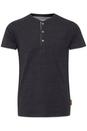 Layershirt IDTony Kurzarmshirt mit Knopfleiste