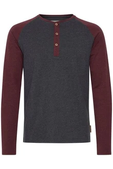Indicode Rundhalsshirt IDWinston Longsleeve Dunkelrot/Bordeaux/Lila/Rot Indicode Rundhalsshirt IDWinston Longsleeve Dunkelrot/Bordeaux/Lila/Rot
