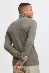 !Solid Strickjacke SDTristian Cardigan mit Reißverschluss Khaki/Dunkelgrün/Grau/Hellgrau/Braun