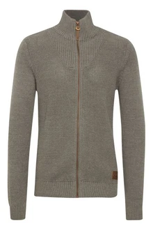 !Solid Strickjacke SDTristian Cardigan mit Reißverschluss Khaki/Dunkelgrün/Grau/Hellgrau/Braun
