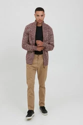 !Solid Strickjacke Pomeroy Cardigan Dunkelrot/Bordeaux/Rot