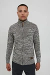!Solid Strickjacke Pomeroy Cardigan Hellgrau/Grau/Dunkelgrau