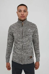 !Solid Strickjacke Pomeroy Cardigan Hellgrau/Grau/Dunkelgrau